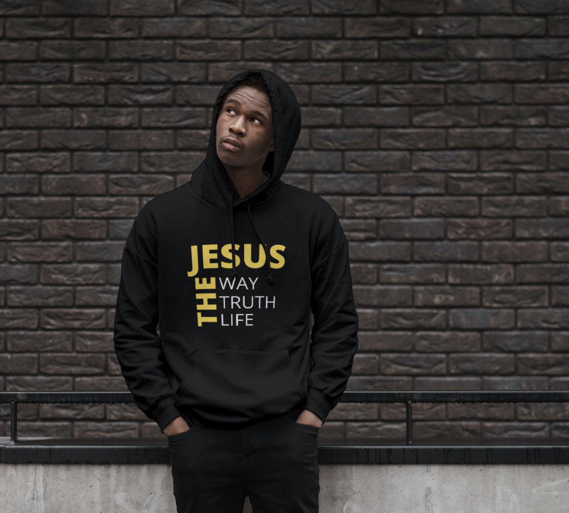 Jesus the way truth life Hoodie UNISEX